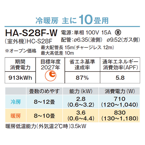 HA-S28F-W