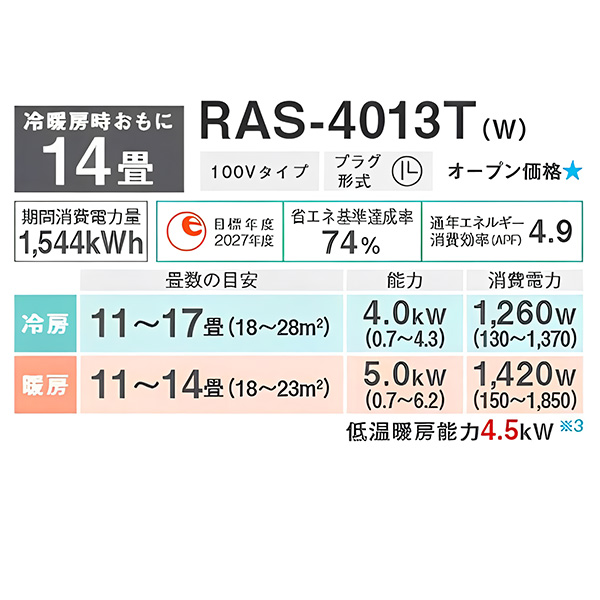 RAS-4013T-W