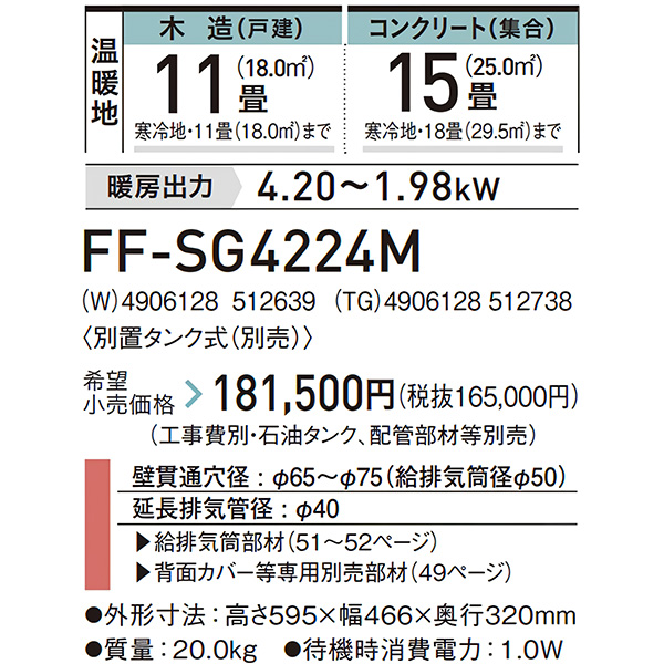 FF-SG4224M-W